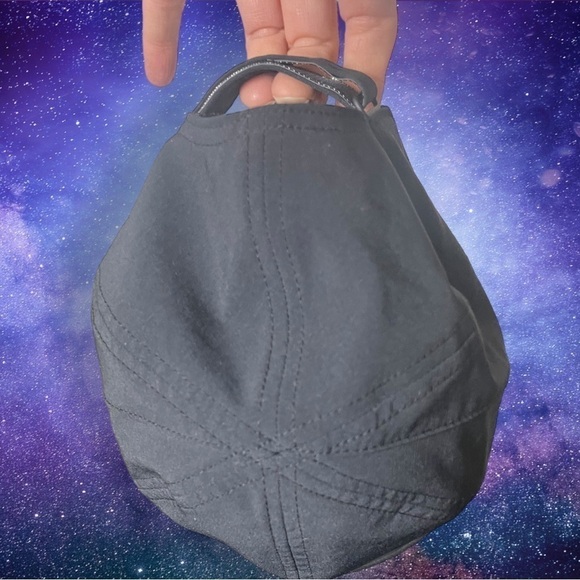 ADIDAS Women's Superlite Relaxed Fit Performance Hat Black and White - Picture 7 of 8